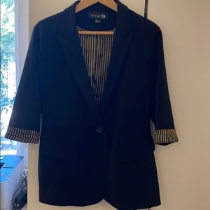 Forever 21 Black Blazer Jacket